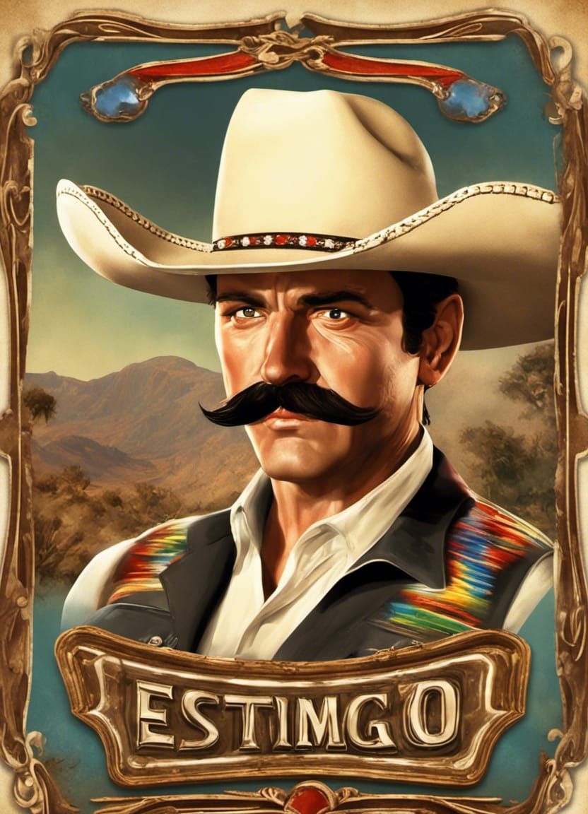 Mexican Bandito Movie Poster in 3D