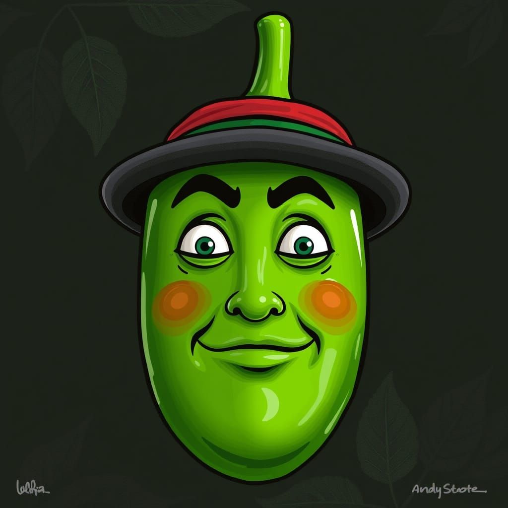 The Face of a Jalapeno Pepper