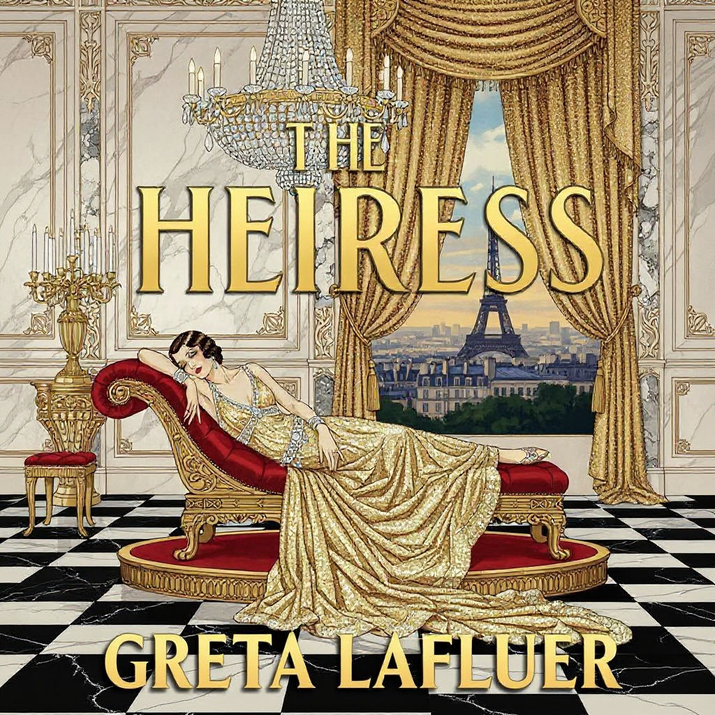 1930s Heiress in Opulent Art Deco Setting