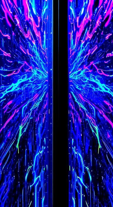 Abstract Landscape in Impressionist Style