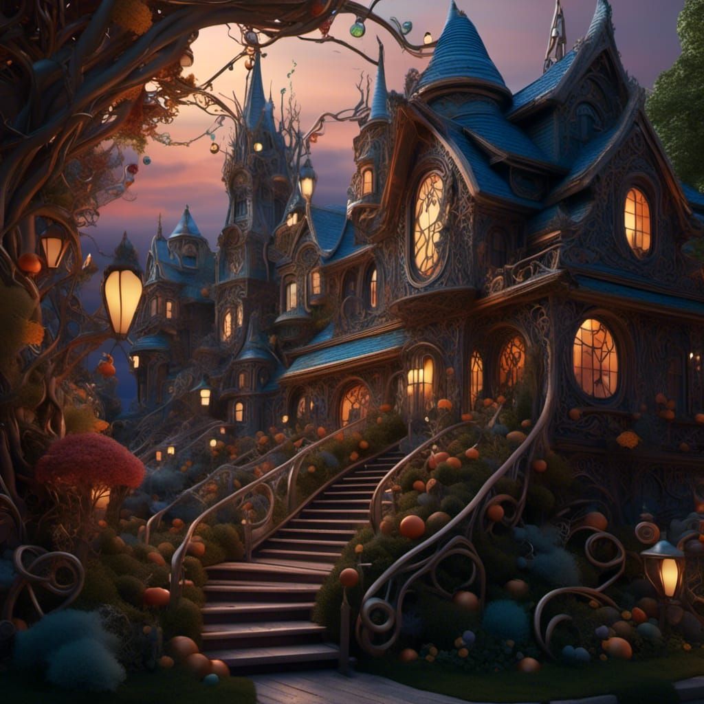 Fairy Battle: Detailed Matte Painting in 8K