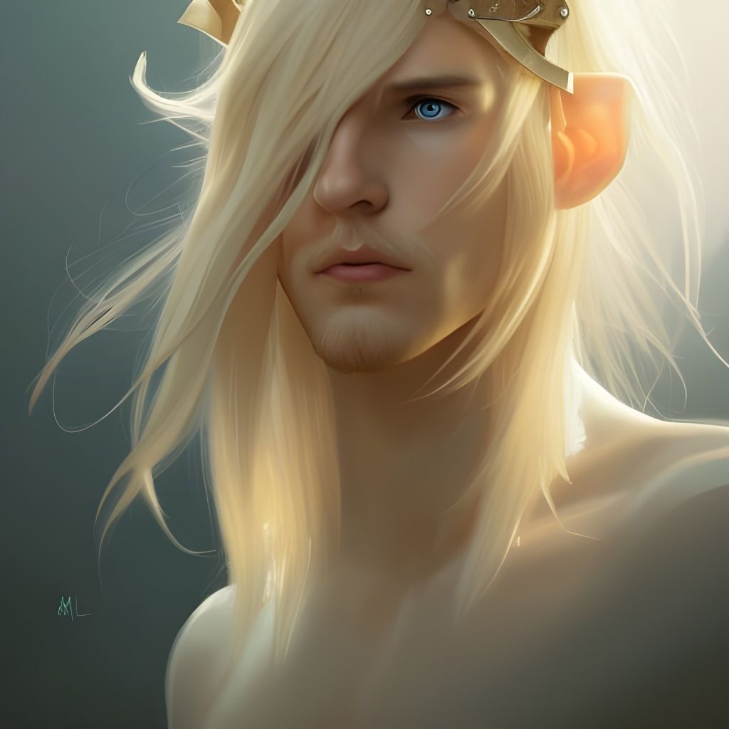 Detailed Elf Portrait with Bow