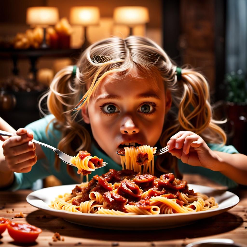 Pasta Dishes, Eating Yummy Pasta