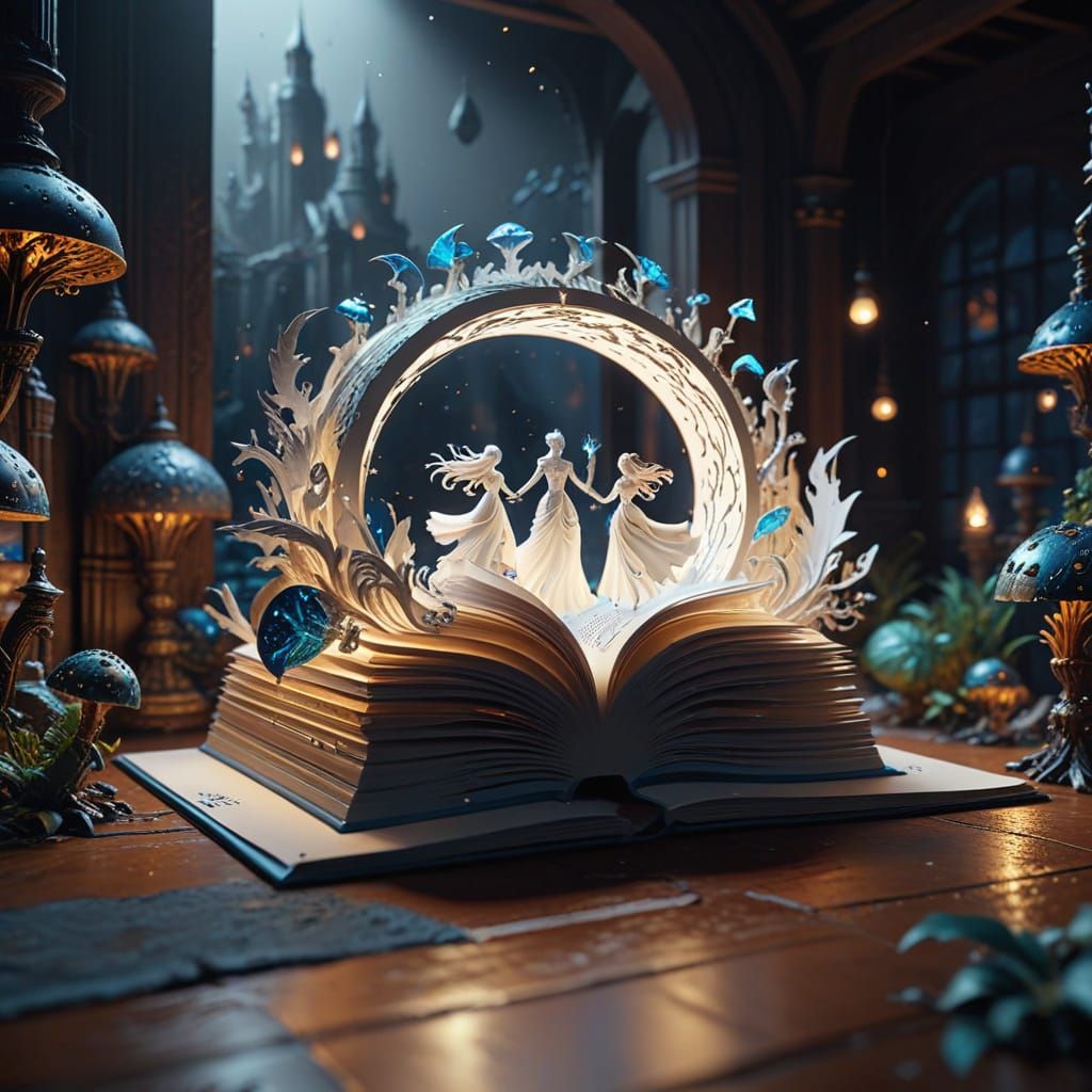 Sci-Fi World Emerges from Pop-Up Book