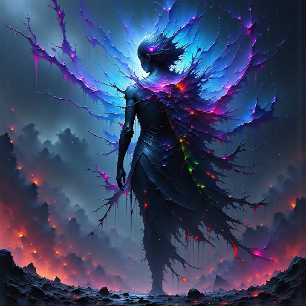 Fantastical Matte Painting with Deep Color