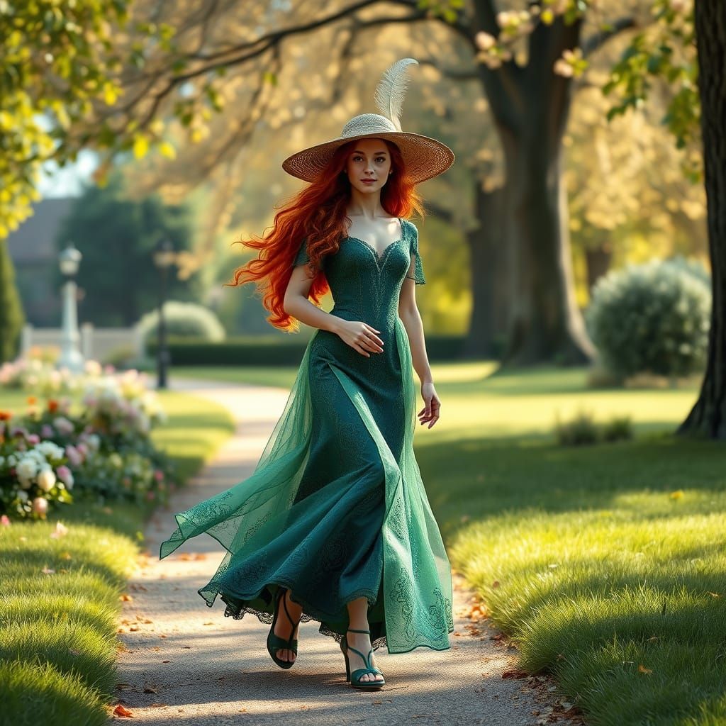 Princess Merida in English Summer Morning Serenity