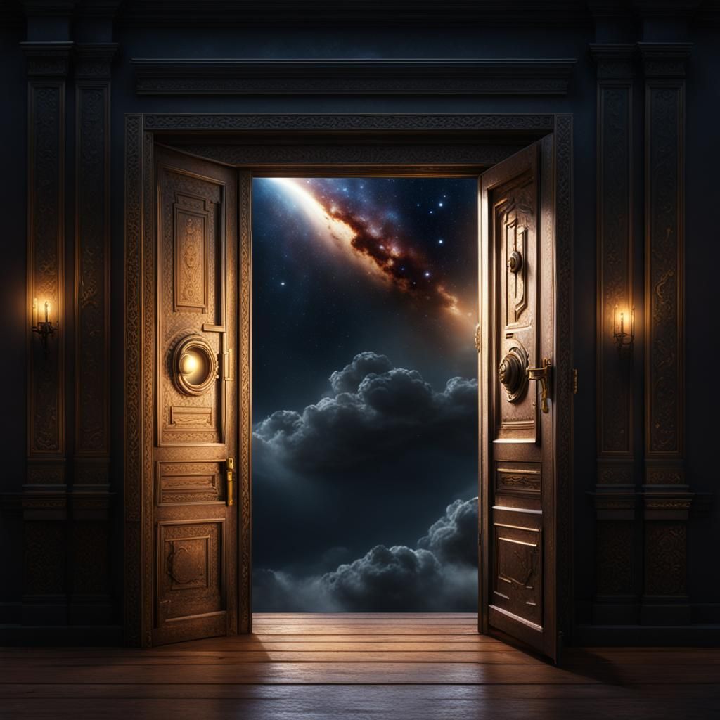 Milky Way Portal: Detailed Matte Painting