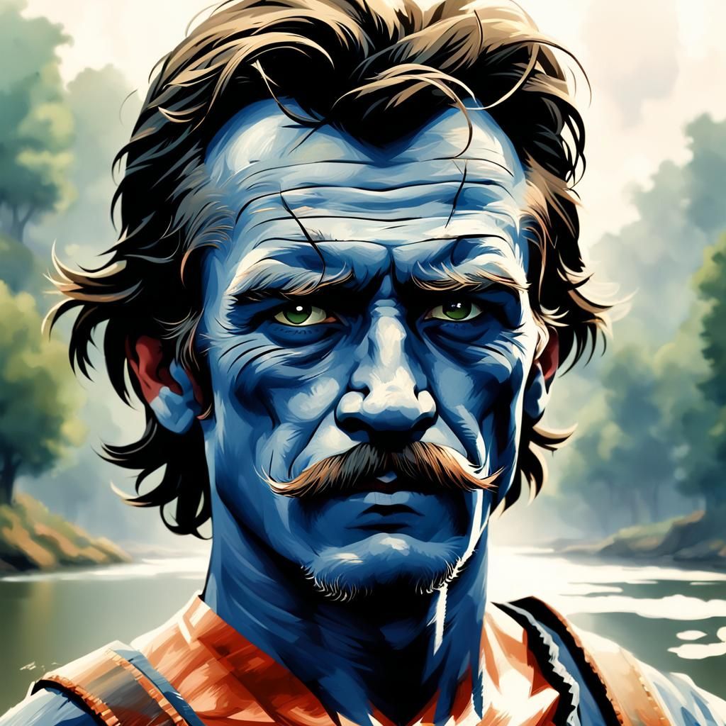 Contemporary Warrior: An Allegory of Modern Resilience