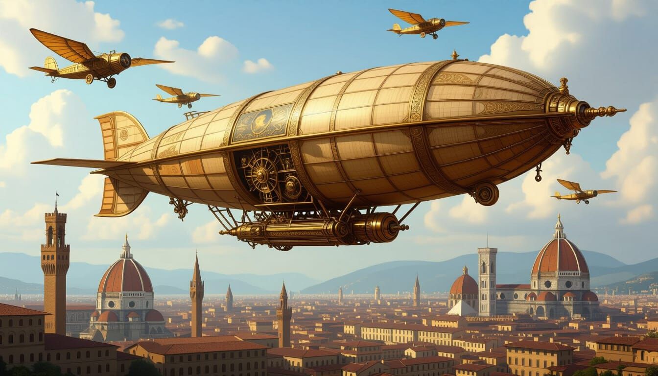 Renaissance Steampunk: Da Vinci's Flying Machines