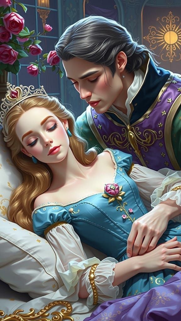 Prince Phillip Falls in Love with Princess Aurora in Dreamli...