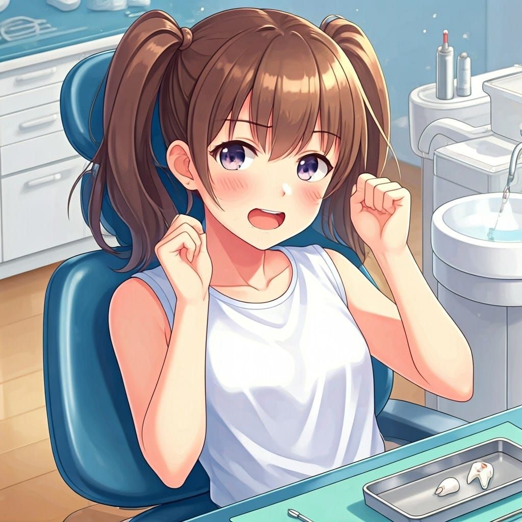 Anime Girl's Dental Surgery Victory