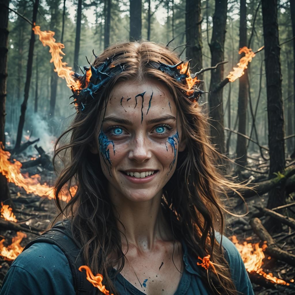 Hopeful Demon: Cinematic Waterflame Reflection