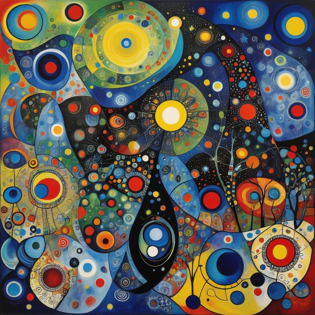 Vibrant Star Cluster Art in Multiple Styles