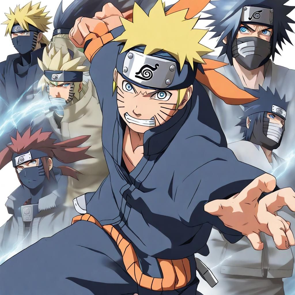 Naruto Baryon Mode Anime Style
