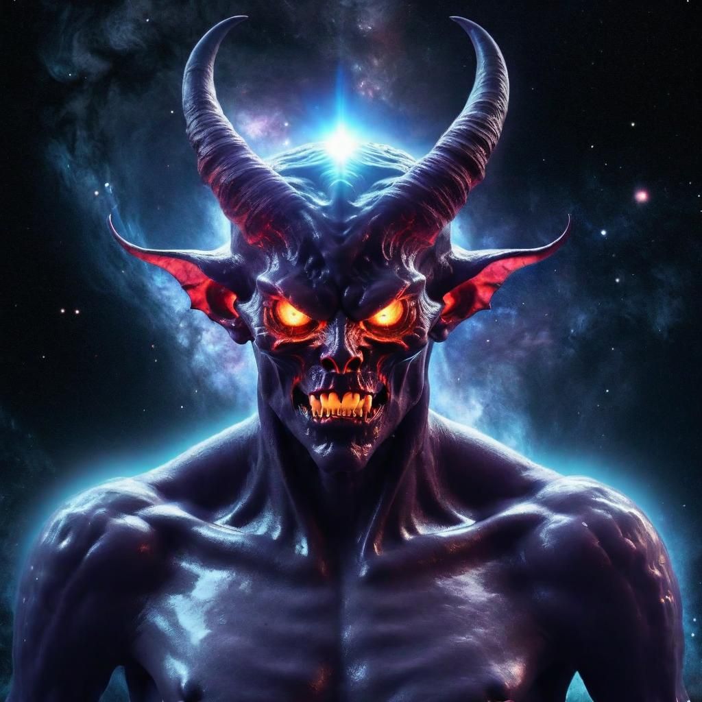 Otherworldly Space Demon Projects Into Reality