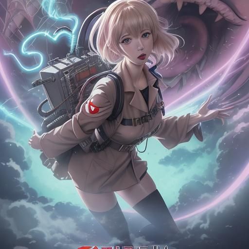 Ghostbusters Sailor Outfit in Anime Style