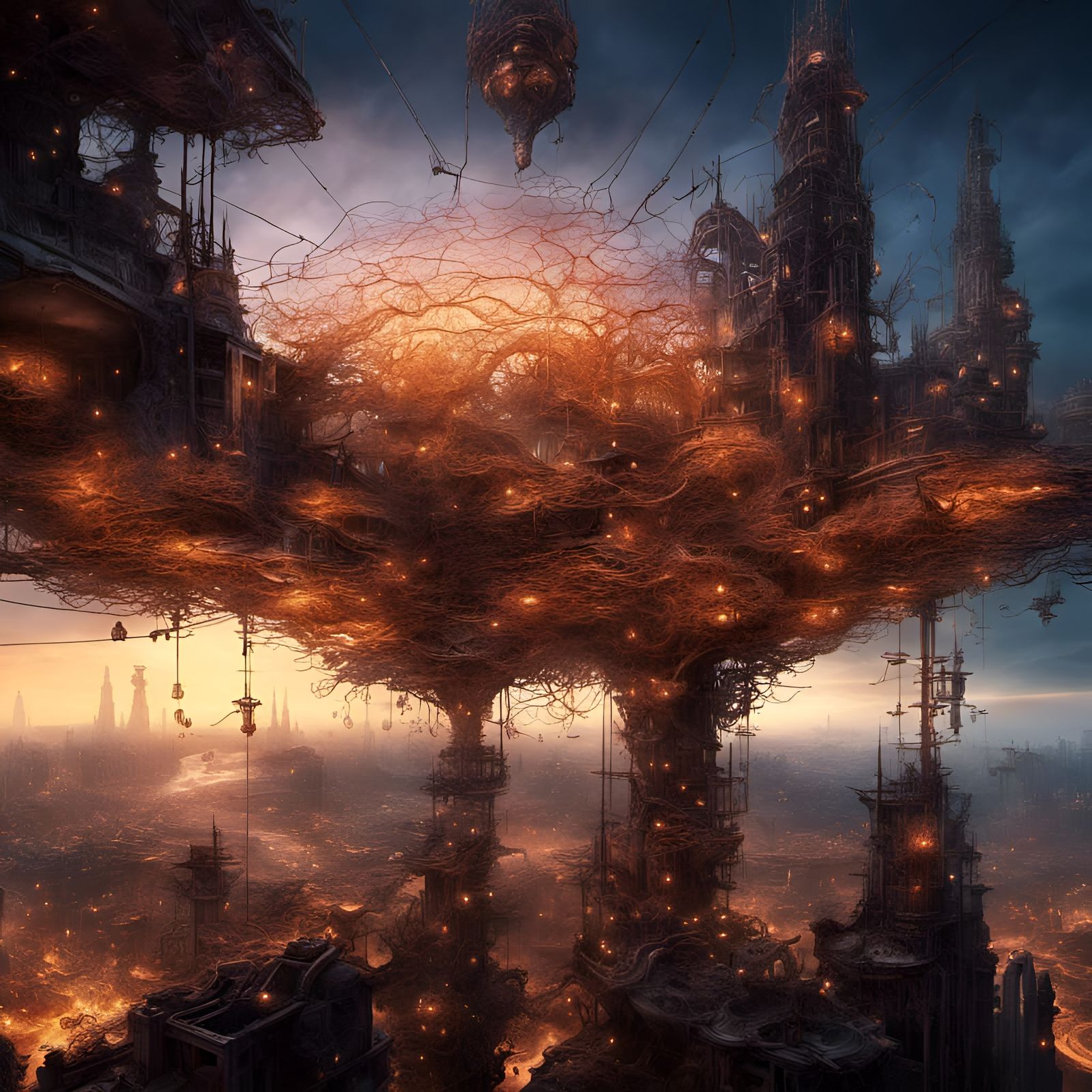 Deconstruction of Macro Synaptic Network: Digital Matte Pain...