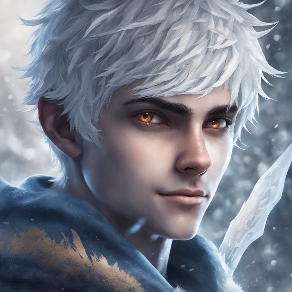 Jack Frost Portrait in Hyperdetailed Style