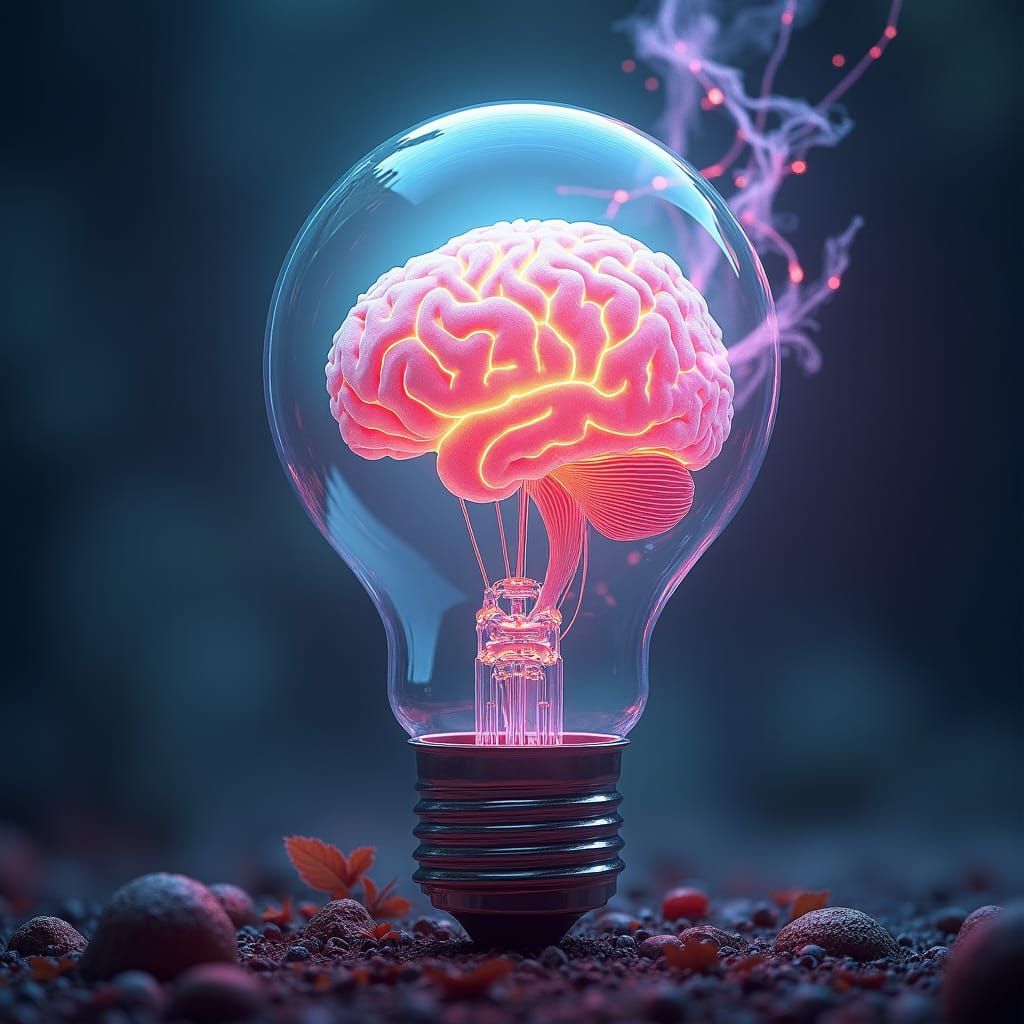 Lightbulb with a brain