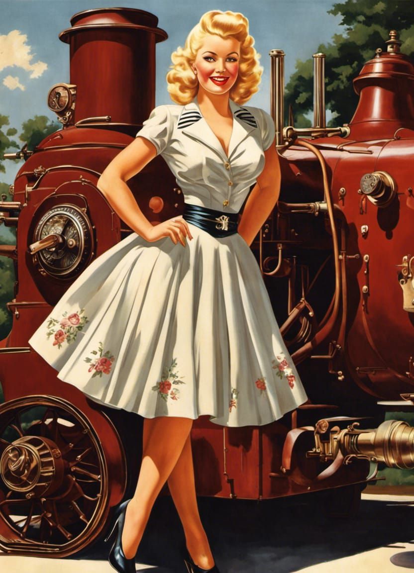 1940s Pin-Up Portrait