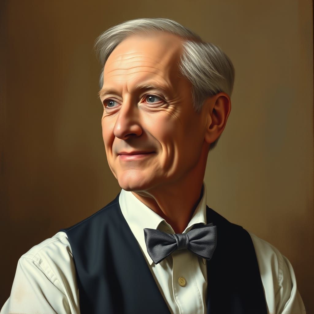 Elegant Portrait in Golden Light