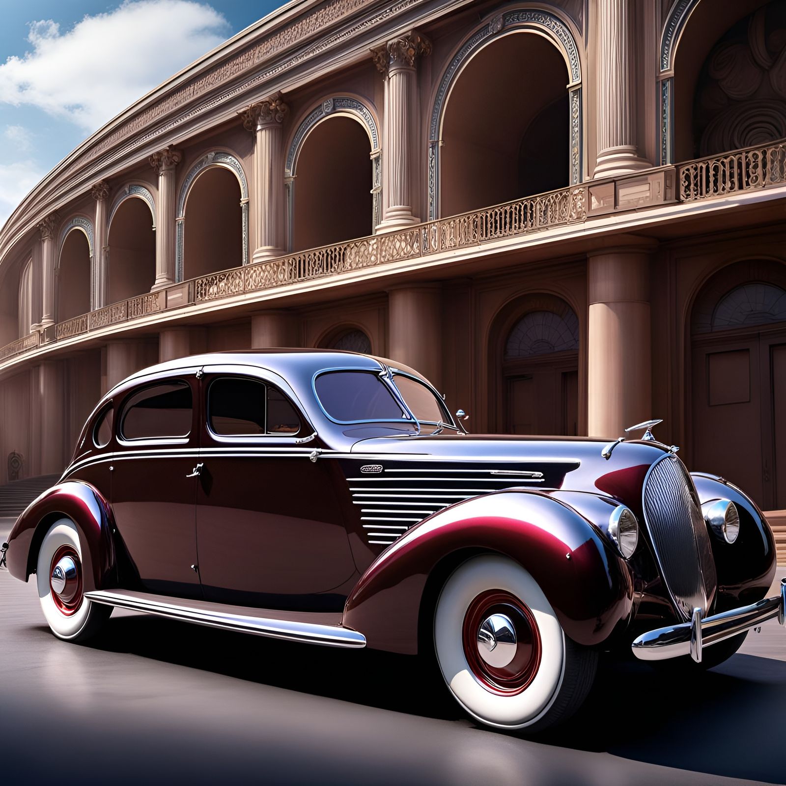 1938 Art Deco Super Car at Washington Opera