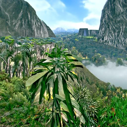 Incan Pyramid in Jungle Hills: Photorealistic 8K