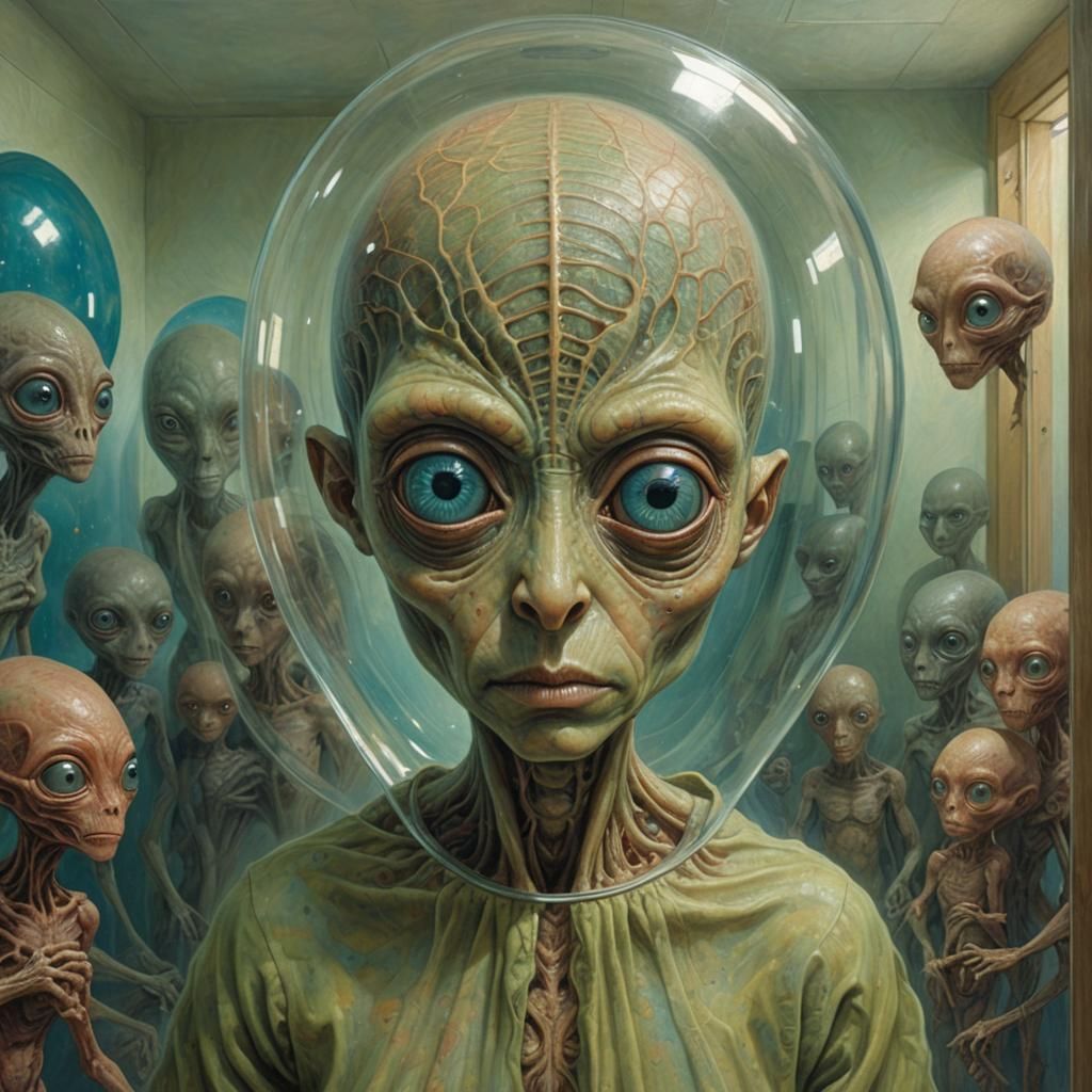 Alien Observation: Maternity Ward in Visionary Style