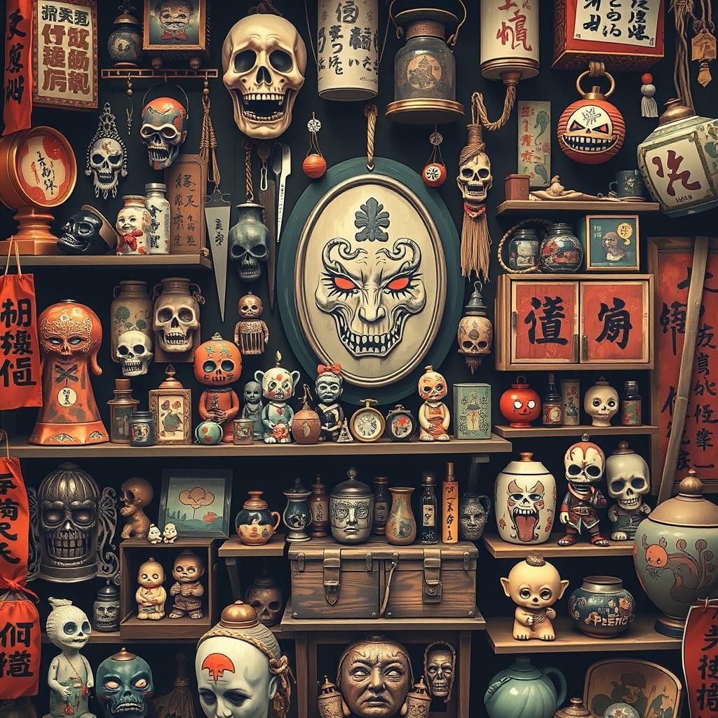 Cursed Curios: A Vintage Horror Gift Shop