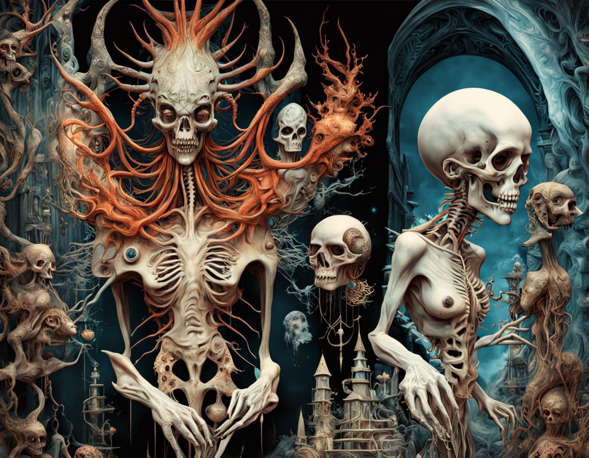 Surreal Halloween Party with Cryptids and Freaks