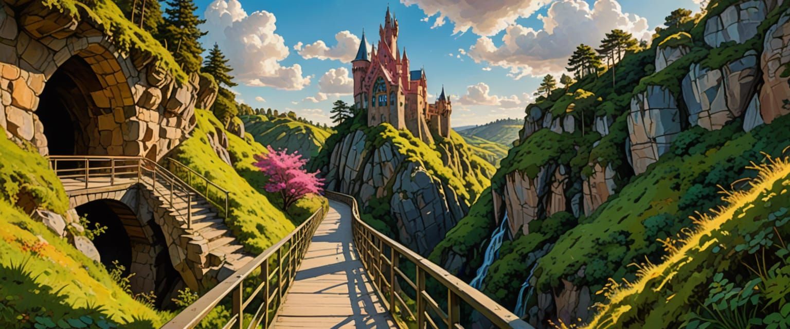 Whimsical Bridge Design Inspired by Architectural Masters