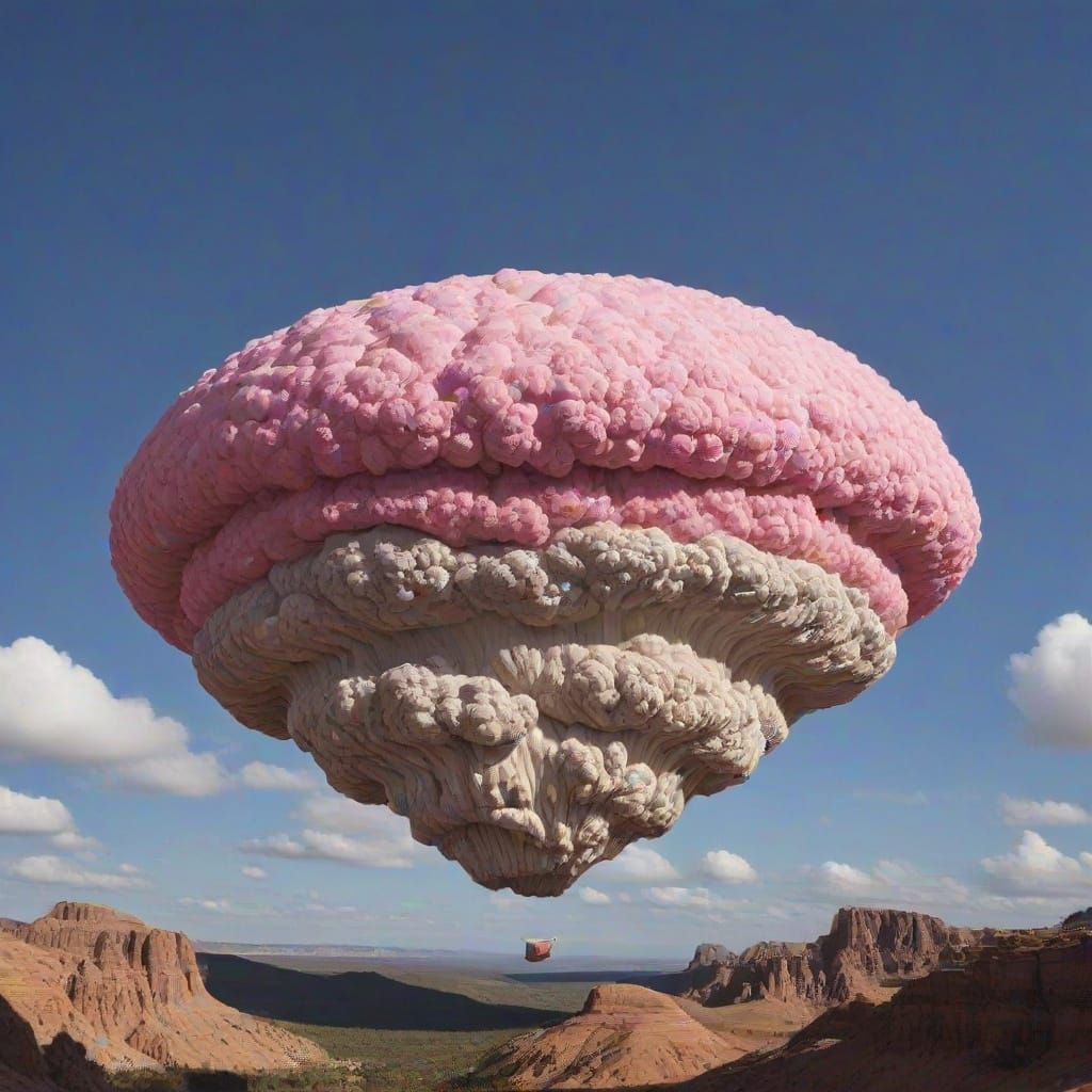 Majestic Ancient Wonder in a Futuristic Setting