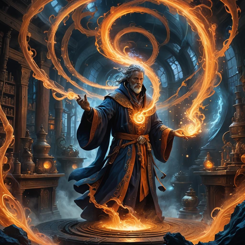 Sorcerer Lab: Earth and Bio Magic in Fantasy Art