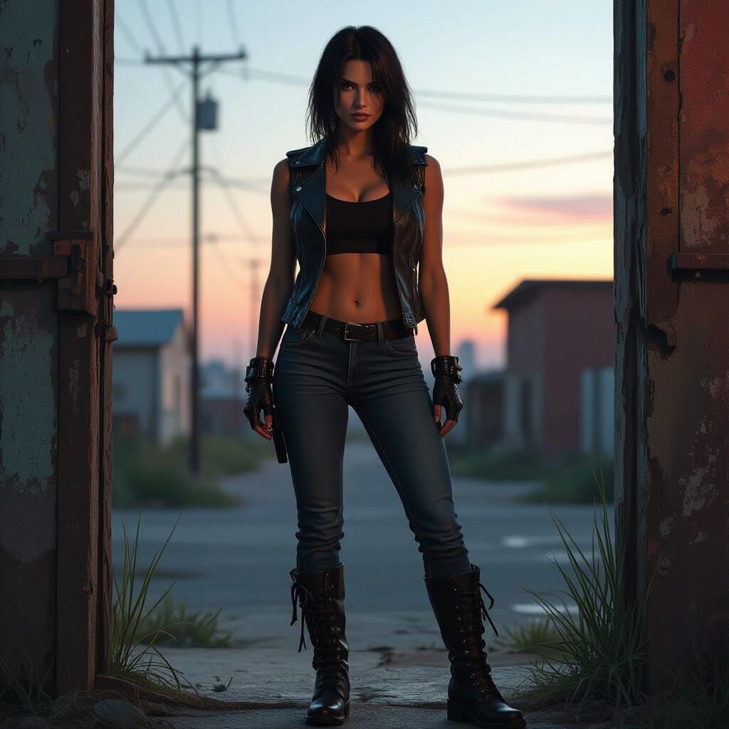 Hyperrealistic Woman Portrait in Cinematic Style