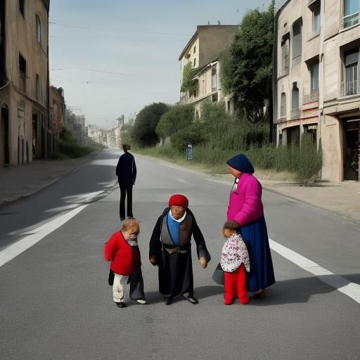 Children Playing in India: Vintage Photography Style