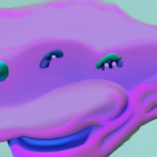 Abstract Slimeworld AI Visualization