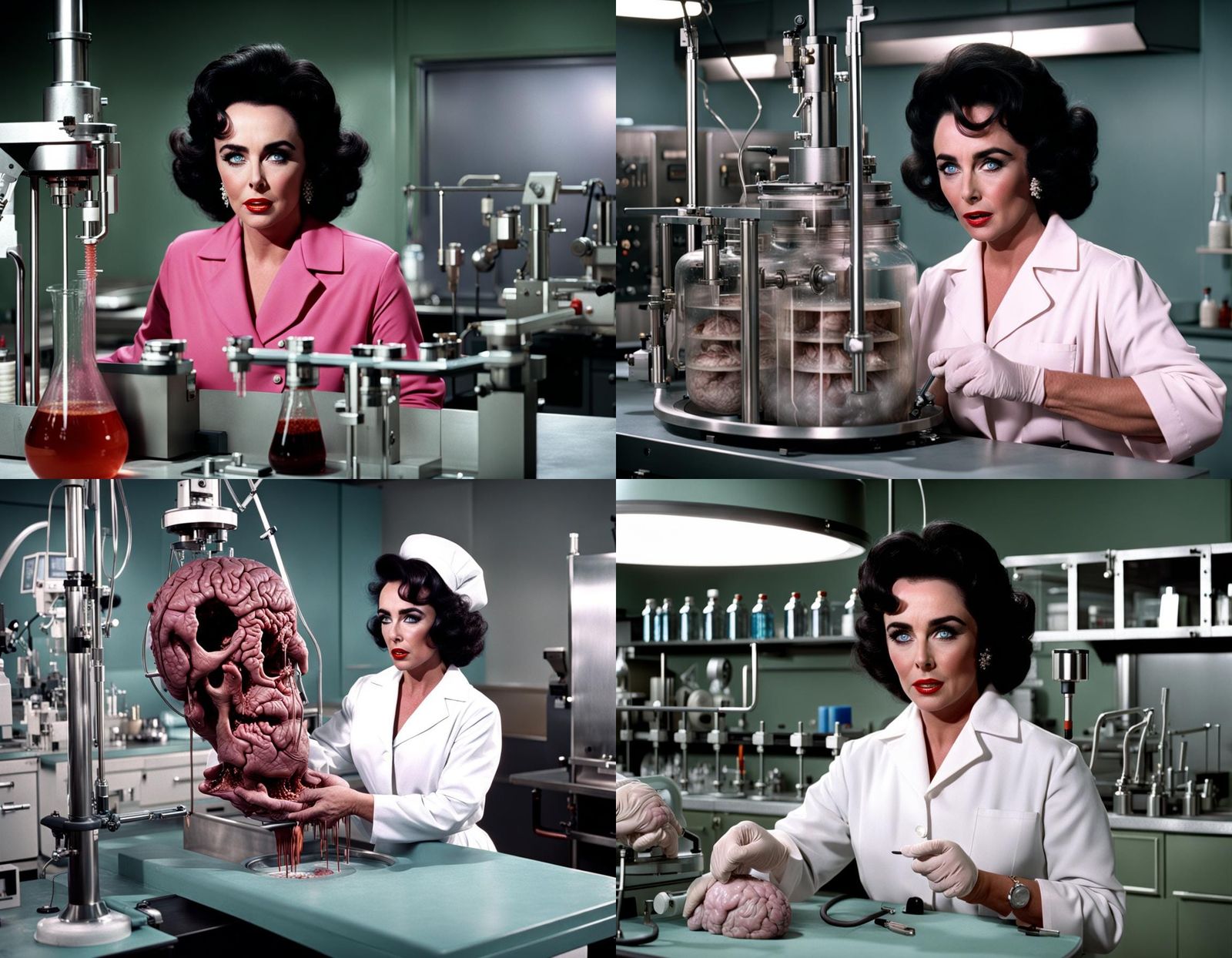 Elizabeth Taylor's Horrific Laboratory Scene in 8K