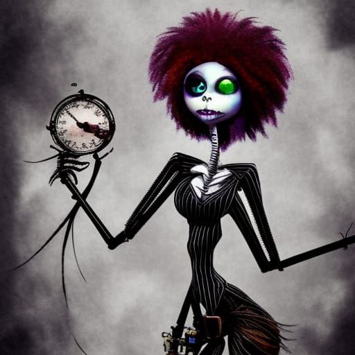 Sally as Jack Skellington - The Nightmare Before Christmas