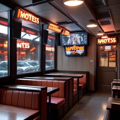 Megatron Transformer at Hooters Restaurant