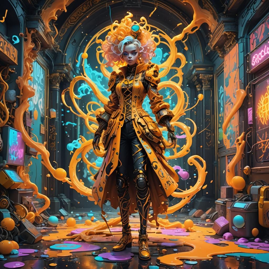 Rococo Gen Z Maximalism Fantasy Concept Art