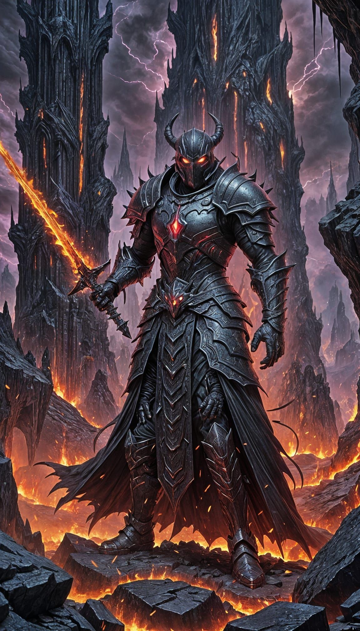 Underworld Ruler in City of Blackened Stone