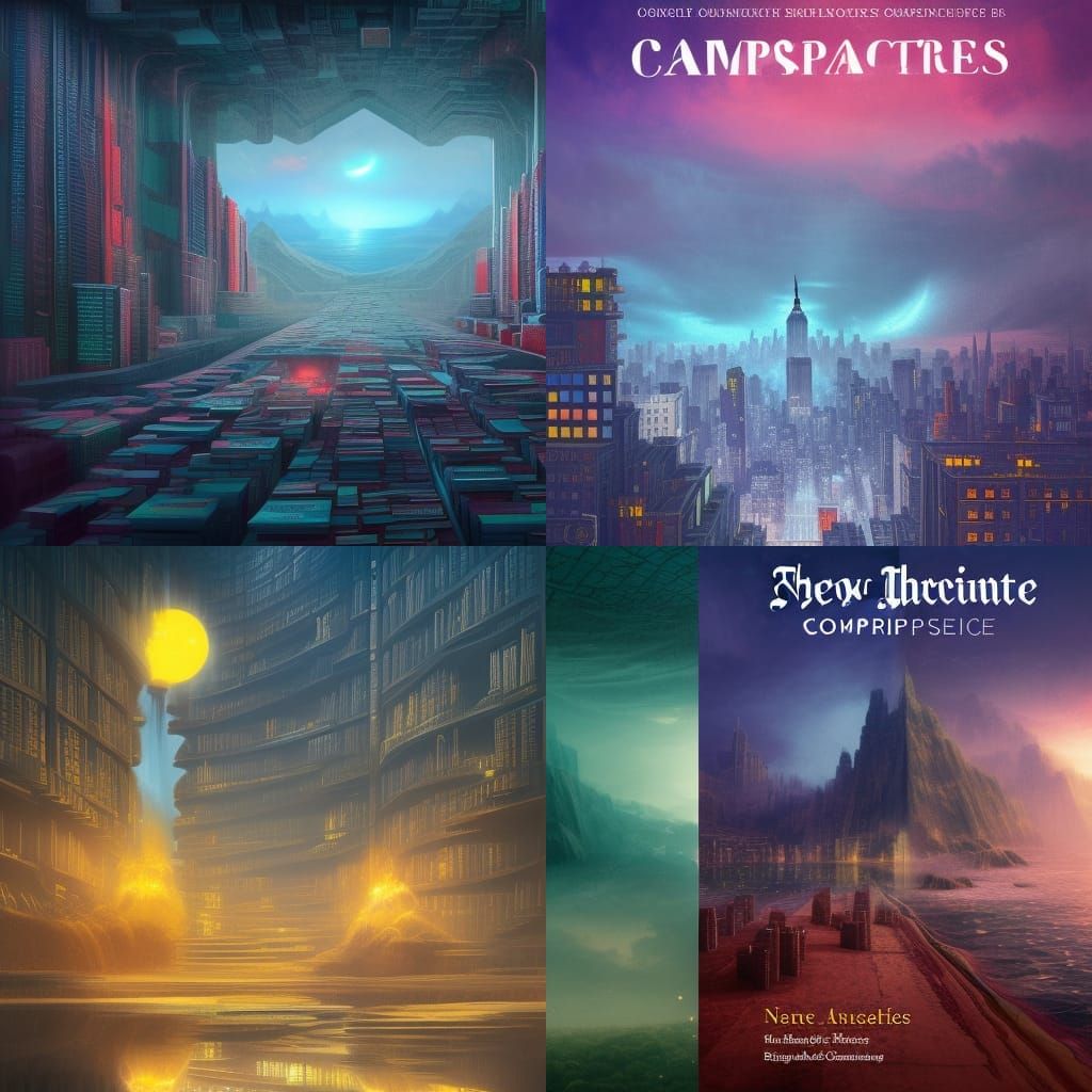 Bestselling Computer Science Book Cover: Fantasy Concept Art