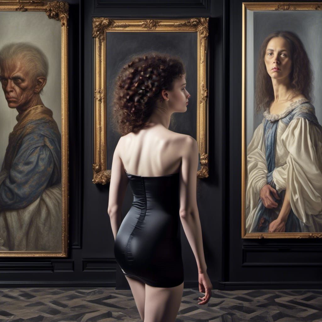 Old Master Paintings Come Alive as Aliens