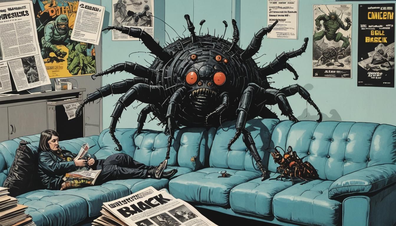 Polish Comics Style: Black Hole VHS Apocalypse