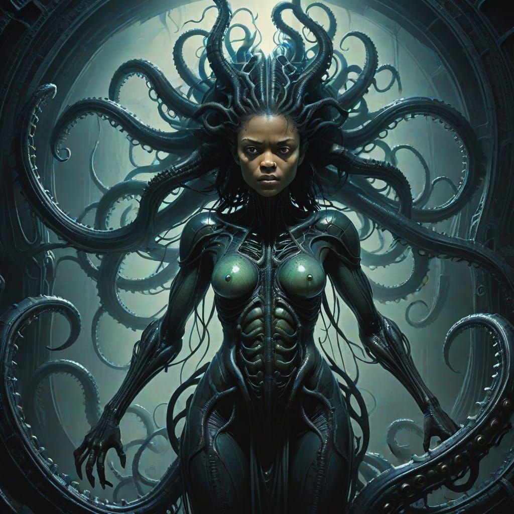 Eldritch Horror Birth: Dark Fantasy Transformation Nightmare