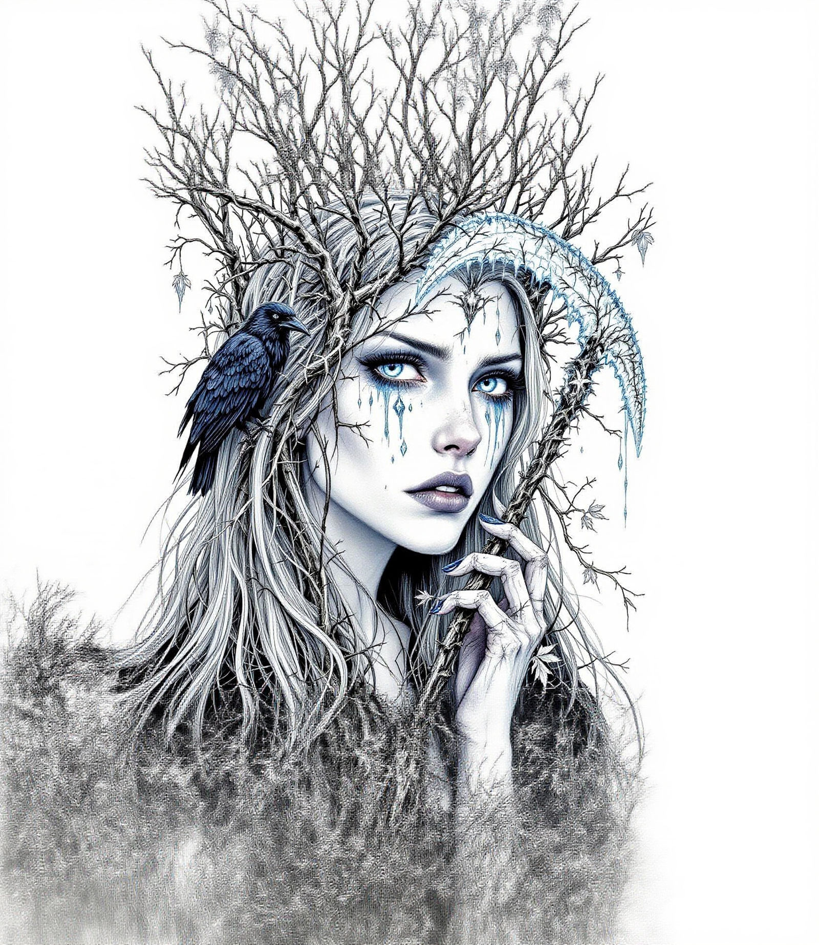 Morana: Slavic Goddess of Winter Tattoo Art