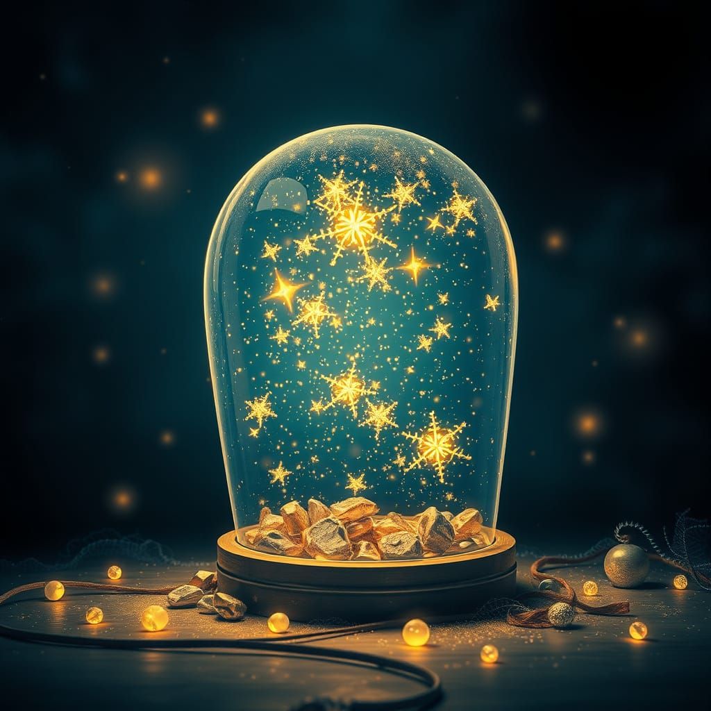 Glowing Time Capsule Overflowing with Emotion in Dreamlike L...