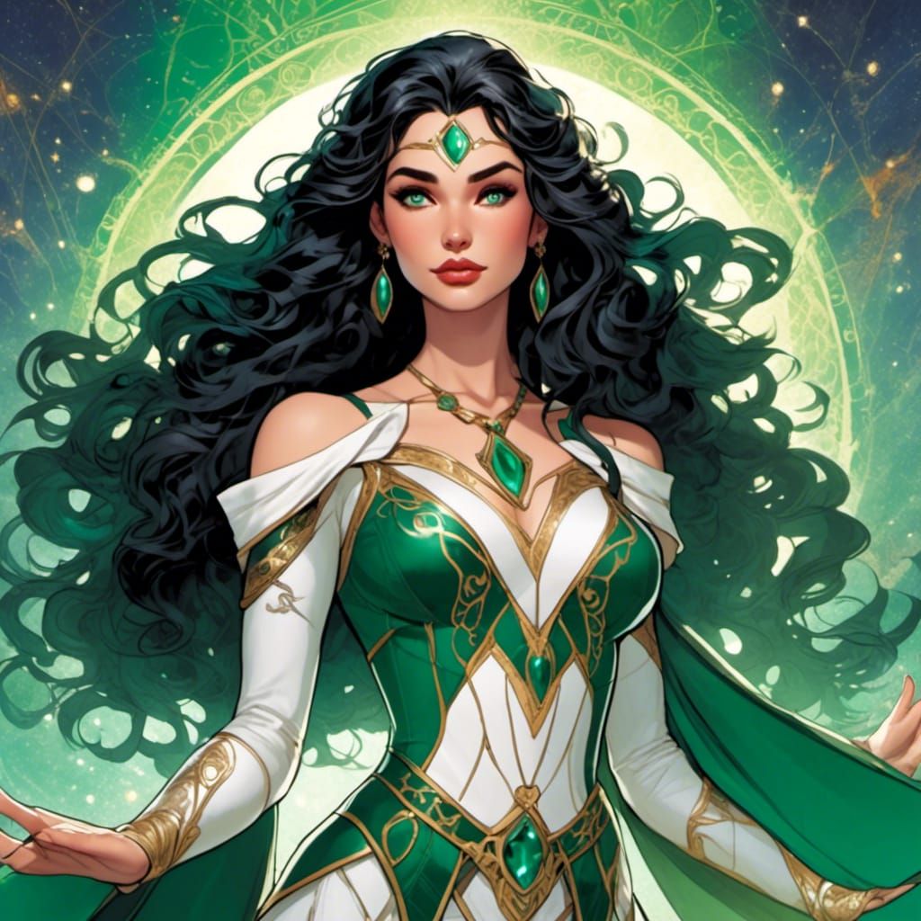 French Roman Wizard in Manga Scan Style