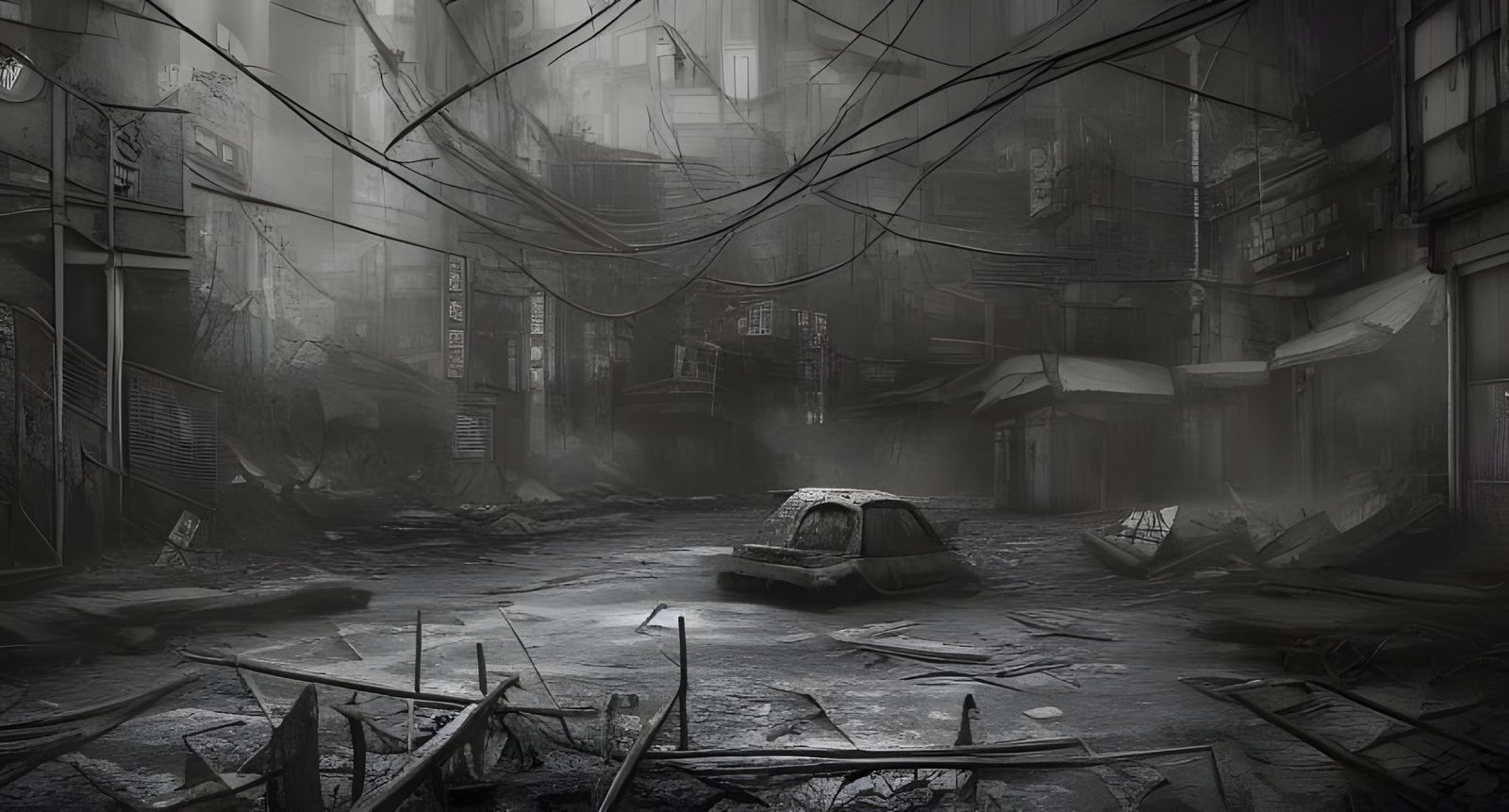 Dark Post-Apocalyptic Tokyo in Unreal Engine 5