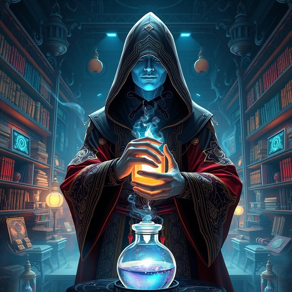 Mystical Alchemist Unlocks Power in 3D Anime Style